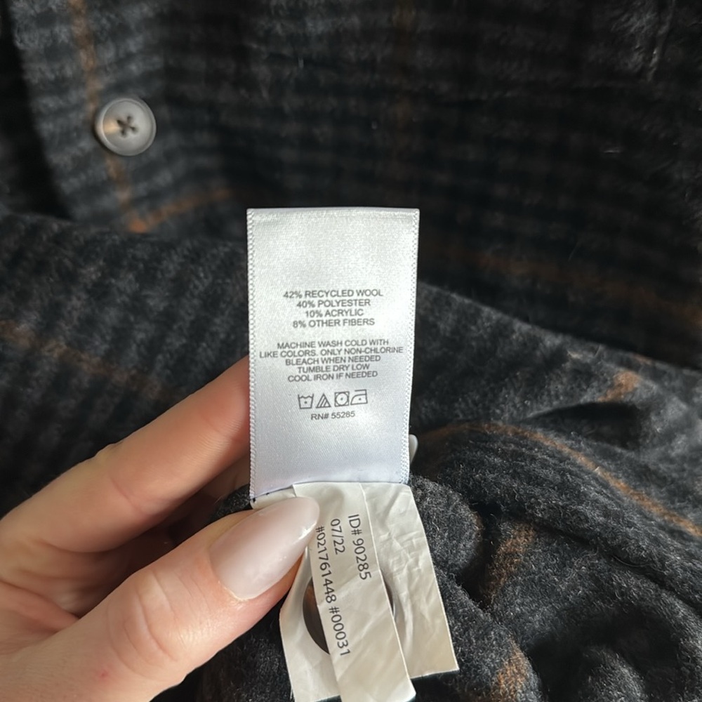 Men's Express Wool-Blend Shacket - Picture 5 of 7